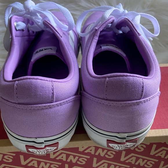 Vans Ward Canvas Lavender Women's Sneaker Skate Shoes, Size 10 - Picture 7 of 8